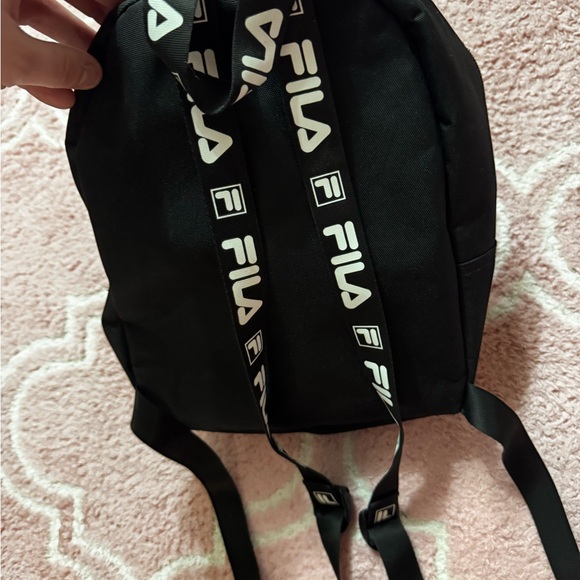 Fila Black Mini Backpack with Logo Straps - Picture 4 of 4